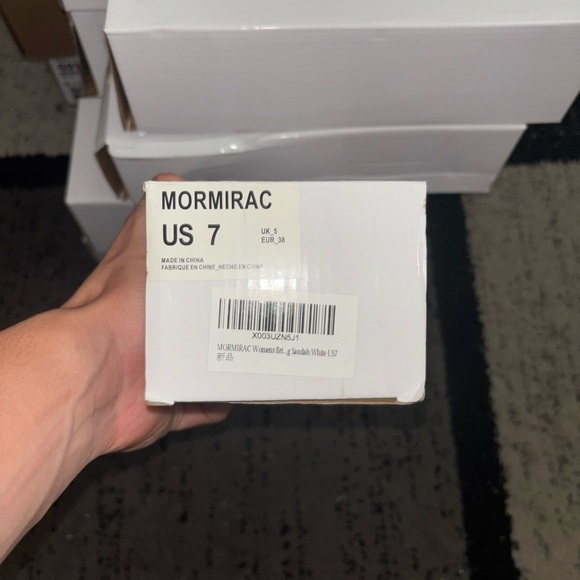 Women's White and Tan Sandals - Picture 7 of 7